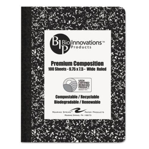 Roaring Spring 77232 Usda Certified Bio-preferred Comp Book, 7 1/2 X 9 3/4, 100