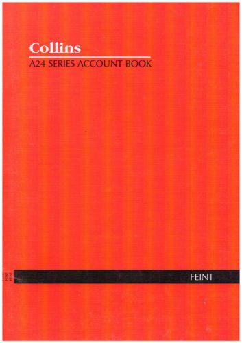 Collins A24 Series Account Book - Feint