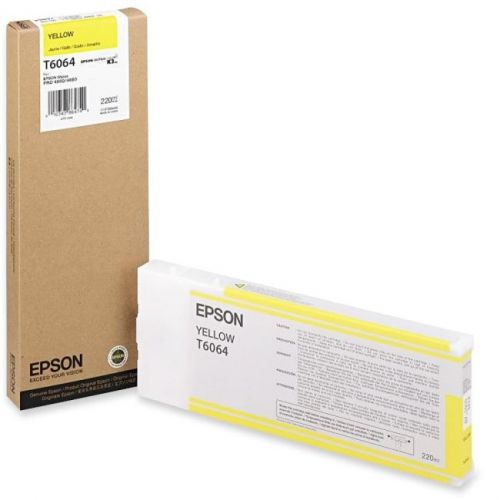 EPSON - ACCESSORIES T606400 YELLOW INK CARTRIDGE 220ML FOR