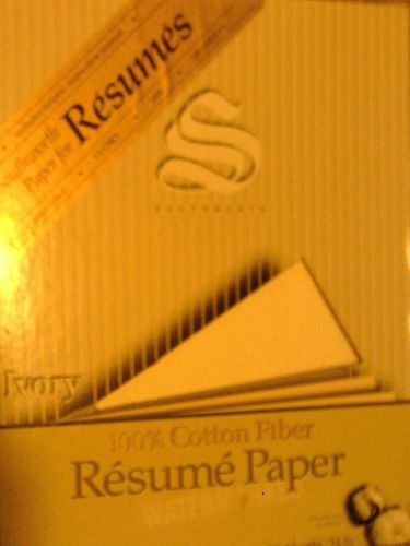 Resume&#039; Paper and Business Kit (Ivory 24 lbs.) - Laser and InkJet Printers
