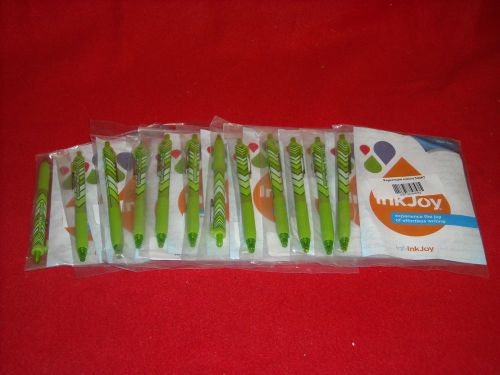 Lot of 12 Lime Paper Mate InkJoy 300RT Retro Wraps Ball Point Pens (PM-11)