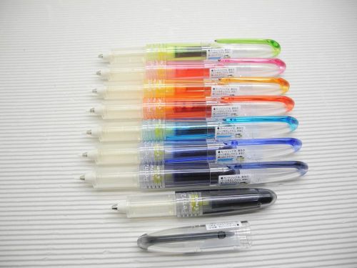 8 Colors Pilot SPN-15M Petit 2 waterbased Sign pen with 8 tube 24pcs cartridges