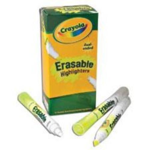Crayola Highlighters Erasable 12 Count