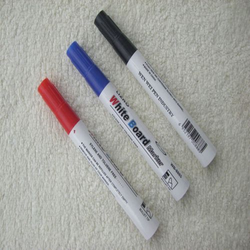 NEW 4 Pcs Black/Red/Blue/Green Dry Erase Markers for White Board-S1891201