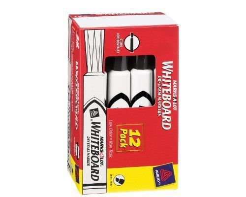 Avery marks-a-lot whiteboard dry erase marker - chisel marker point (24408) for sale