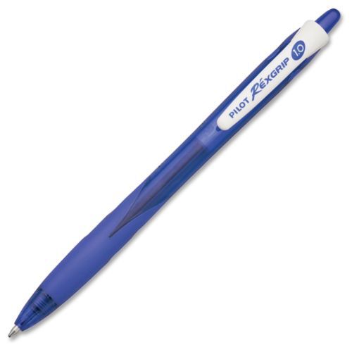 Pilot Pil-32371 Rexgrip Begreen Retractable Ballpoint Pen - Blue Ink (pil32371)