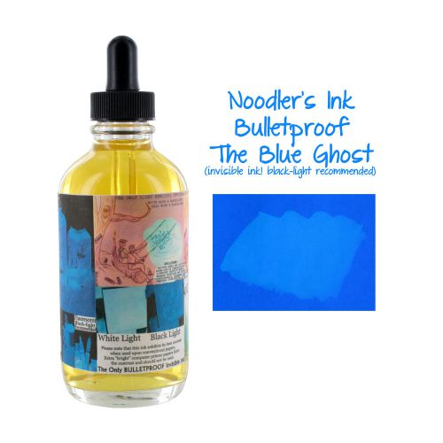 Noodler&#039;s Ink Fountain Pen Bottled Ink w/ Eyedropper, 4.5 oz. - Blue Ghost