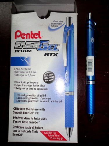 1 Dozen Pentel Energel Deluxe RTX, 0.7mm Gel pens