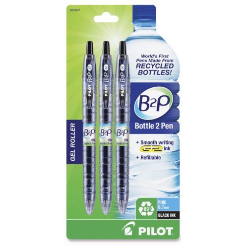 Begreen b2p fine point retractable gel pens - fine pen point type - (31607) for sale