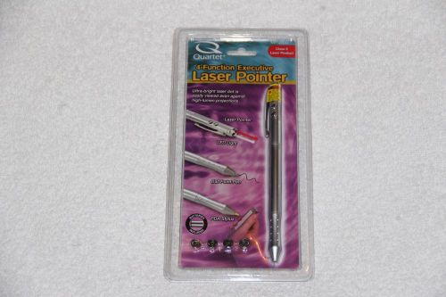 QUARTET 4-FUNCTION EXECUTIVE LASER POINTER - NEW IN PACKAGE