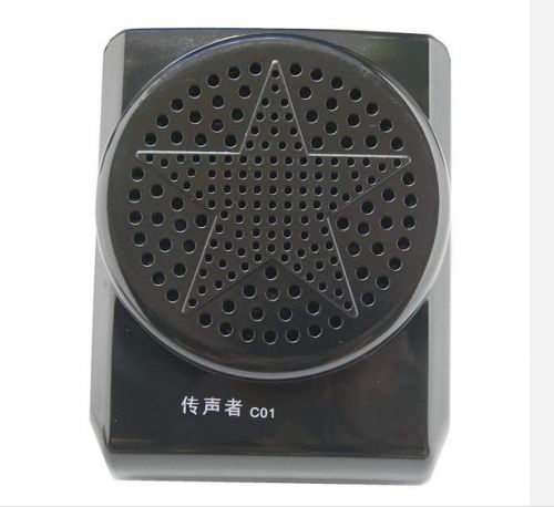 Black 12W Portable Waistband Voice Booster Mini PA Amplifier Loudspeaker C10