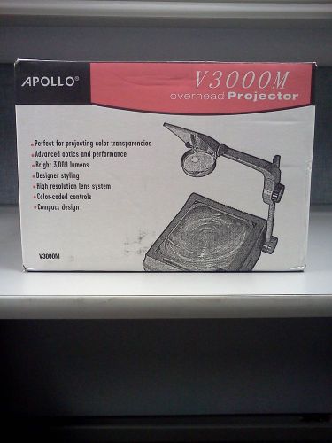 Apollo 3000m overhead projector, 3000 lumens, new for sale