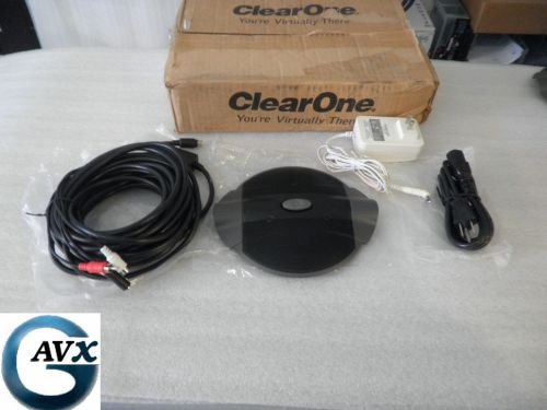 Clearone accumic ii microphone &amp; cables, in original box.  p/n 910-156-115 for sale