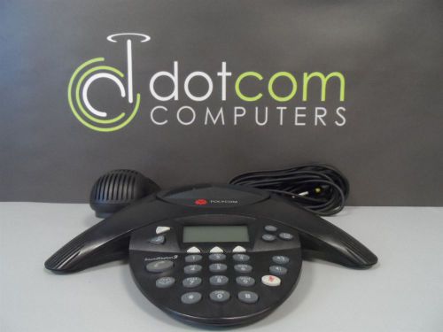 Polycom SoundStation2 Expandable Analog Conference Phone 2201-16200-601 P/S