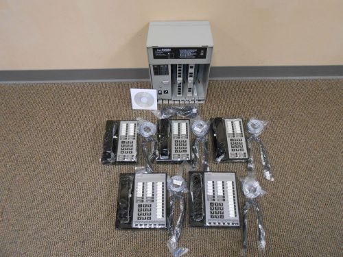 At&amp;t lucent avaya merlin plus 820d2 office phone system (3) bis-10 (2) bis-22 for sale