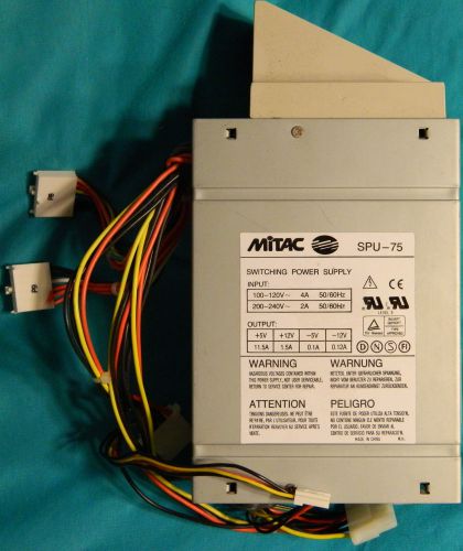 MITAC SPU-75 Switching Power Supply with Hood pulled from Compaq Presario