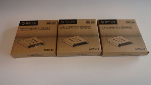 BB10:  Lot of 3 AC325-1S 2.5&#034; HDD / SSD Hard Drive Rack ( 2-black &amp; 1 gray)