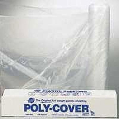 Polyfilm 4Mil 28Ft 100Ft Clr LBM Poly Polyethylene Film - Bulk Roll 4X28-C Clear