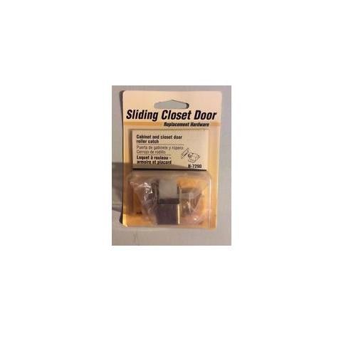 Prime-Line Products N 7290 Closet Door Roller Catch, Brass Plated