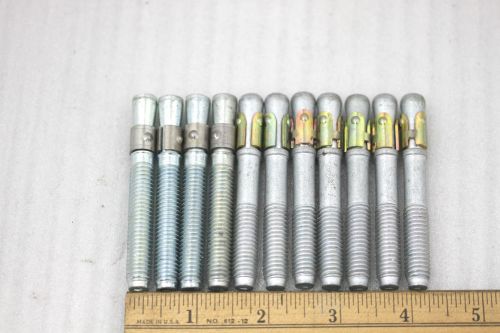 NEW 10 PC WEDGE STUD ANCHORS FOR CONCRETE 3/8-16 X 3  A-22