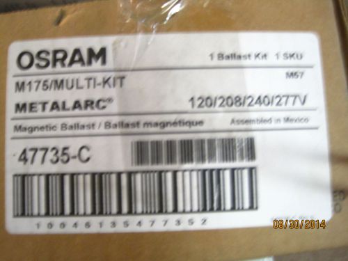 NEW OSRAM M175 MULTI-KIT UNIVERSAL 175W METALARC METAL HALIDE BALLAST