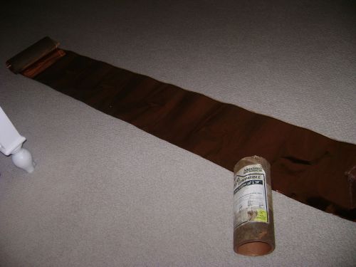 3 oz. metal copper rolls 10&#034; x 20 feet (2) new copper flashing rolls for sale