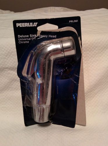Peerless deluxe sink spray head - universal fit chrome head - fast shipping for sale