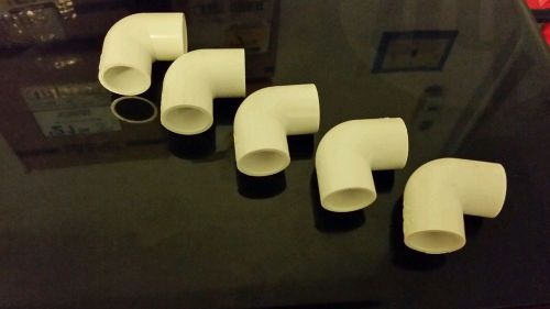 Elbow 1/2 inch pvc sched 40 slip (5 each) for sale