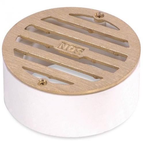3in brass grate 3in pvc collar nds yard drains &amp; basins 909b 052063390994 for sale