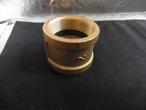 1 NEW Coupling, Pipe Size 2&#034; inch  NPT Brass,