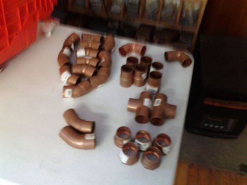 1-1/4 copper fittings assortment for sale