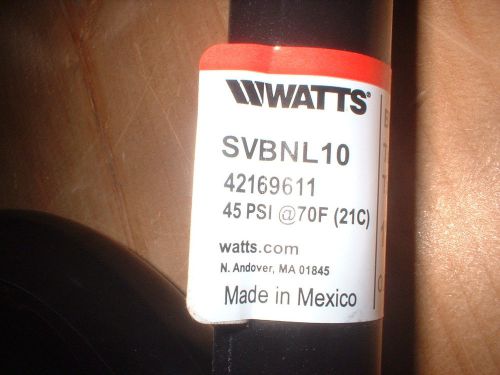Watts 1&#034; x 3/4&#034; x 10&#039; black vinyl tubing model svbnl10 lot 9390 for sale