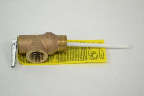New watts z21.22 brass threaded 150psi 3/4 in npt relief valve b349813 for sale