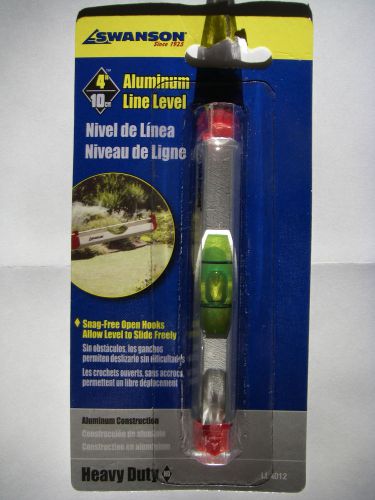 Swanson Tool LLA001 4-Inch Aluminum Line Level -- BRAND NEW IN PACKAGE