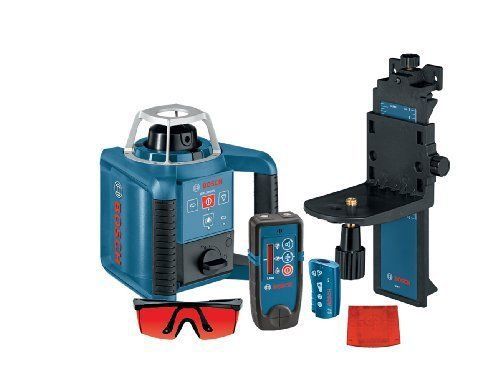 Bosch grl300hvd self-leveling rotary laser w/ layout beam interior kit w/ for sale