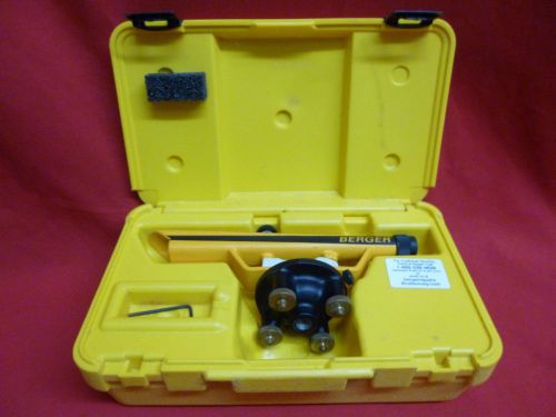 Berger Instruments Model 135 US Made Transit Survey Level With Case