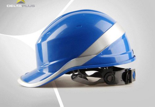 Deltaplus venitex Construction Ratchet Hard Hat / Safety Helmet,Diamond V,Blue