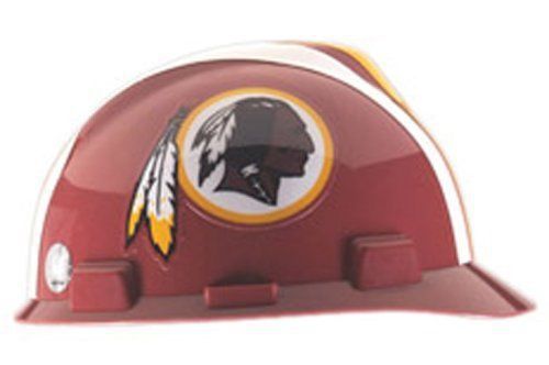 Nfl hard hat washington redskins adjustable lightweight construction sports for sale