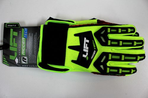 Lift safety &#034;rigger tech&#034; pro series gloves xl for sale