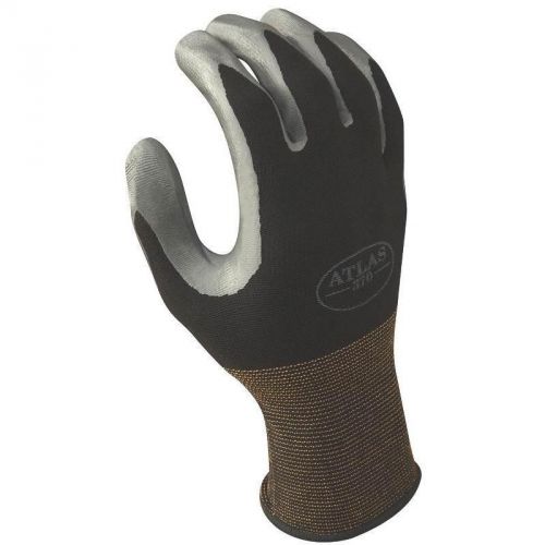 LRG ATLAS 370 NITRIL BLK GLOVE SHOWA BEST GLOVE, INC Gloves - Coated 370BL-08.RT