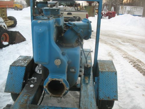 6inch water pump yanmar diesel Thompson simple 6 trailer mounted hyd activated