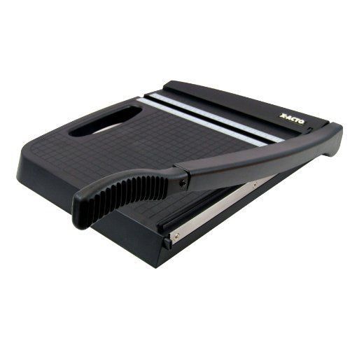 NEW X ACTO 12 Inch Base Guillotine Style Paper Trimmer Handle 10 Sheet Black