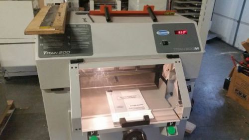 Challenge model titan 200m 20&#034; hydraulic paper cutter for sale