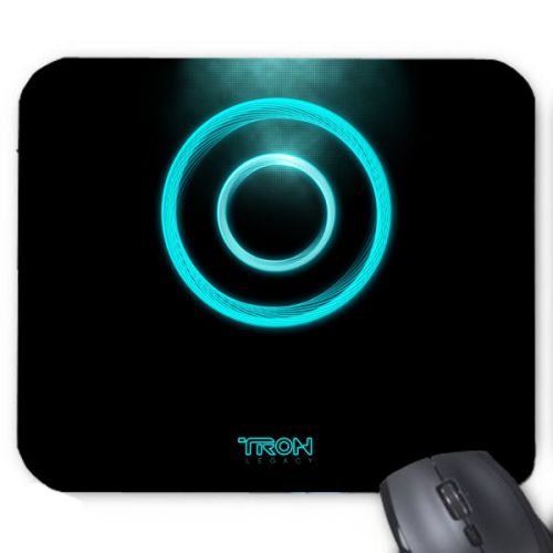 Tron Legacy Neon Dark Logo Mouse Pad Mat Mousepad Hot Gift