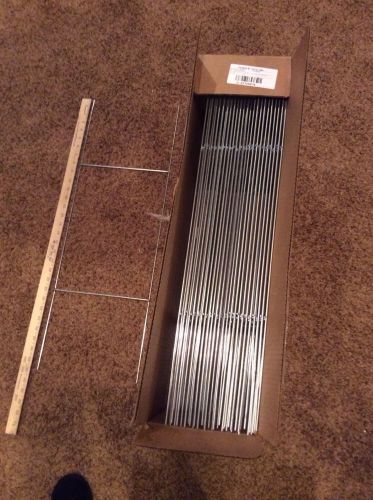 Lot Of 50, Galvanized 10&#034; X30&#034; Step Frame Yard Stakes