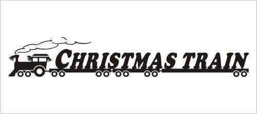 &#034;Christmas Coming&#034; Funny Car Vinyl Sticker Laptop Tablet Window-607 B