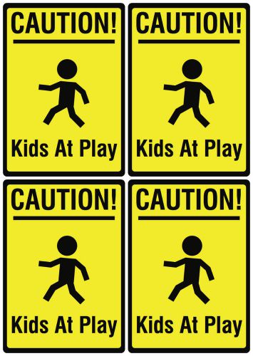 Caution Kids At Play Slow Down Driving Neighborhood Information Sign Day Care 4