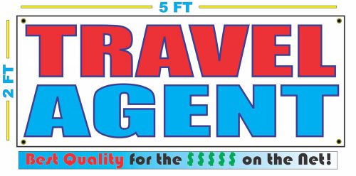 TRAVEL AGENT Full Color Banner Sign NEW XXL Size Best Quality for the $$$