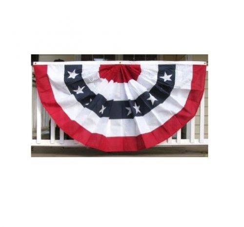 3&#039;x6&#039; Pleated Bunting Flag