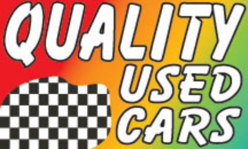 Quality Used Cars Flag Sign 3&#039; X 5&#039;  Car Dealer Advertising Banner bx*